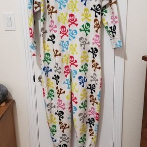 Polar fleece footie pjs